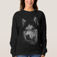 Cute Siberian husky Hund head Art for Hundar mario