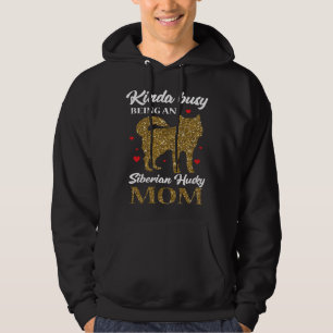 Cute Siberian husky Hund Mamma Huskie Varg Hund M Hoodie