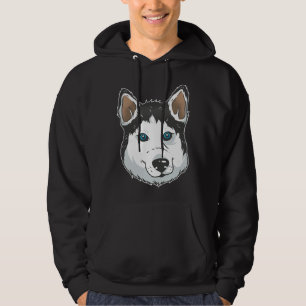 Cute Siberian husky Huskies Girls jul Husky Hoodie