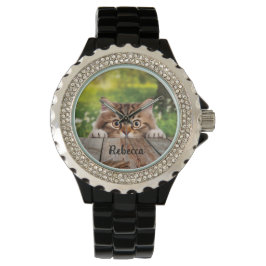Cute Siberian Peek Cat Armbandsur