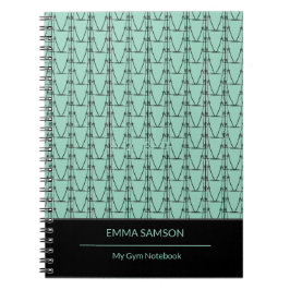 Cute Silhouette Coconut Träd Anteckningsbok