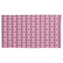 Cute Silhouette Mini Coconut Träd Mönster Rosa