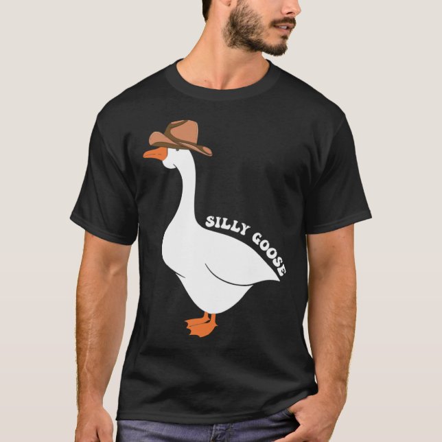 Cute Silly Goose Ugly Xmas  Goose Trendy Clothing T Shirt (Framsida)
