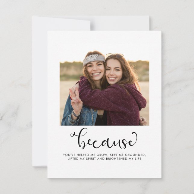 Cute Simple, blir du mitt Bridesmaid Photo (Framsida)