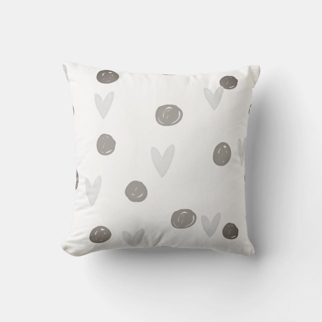 Cute Simple Boho Pattern Cushion – Soft Kids Room  Kudde (Framsida)
