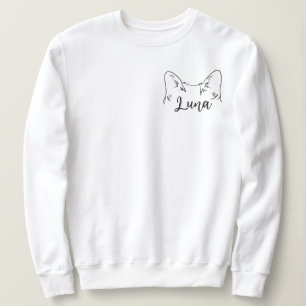 Cute Simple Custom Name Snowshoe Cat Mamma T Shirt