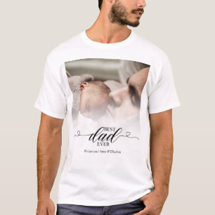 Cute Simple Far Gift Vi Kärlek You Pappa Photo T Shirt