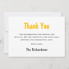 Cute Simple First Resa runt Sol 1:a födelsedagen Tack Kort