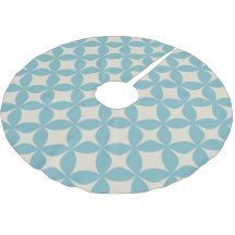 Cute Simple Geometric Mönster Pastel Teal Blue