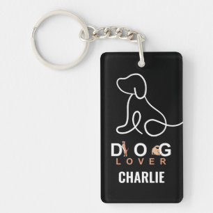 Cute simple hund älskare personlig namn och foto