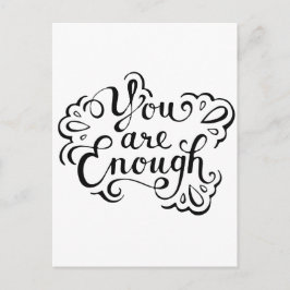 Cute Simple Inspirational Quote Vykort