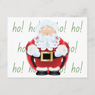 Cute Simple Jultomten-Helgdag Vykort