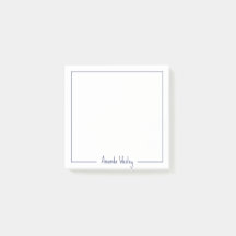 Cute Simple Lila Monogram Fullt Namn