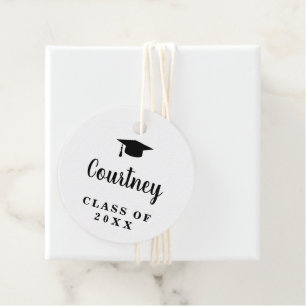 Cute Simple Mortar Board Modern Studenten Gåvor Etiketter