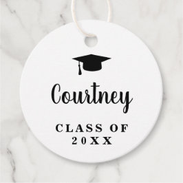 Cute Simple Mortar Board Modern Studenten Gåvor Etiketter