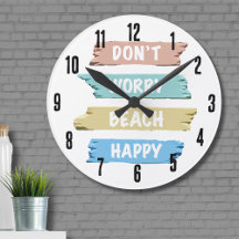 Cute Simple Pastel Oroa dig inte BEACH Lycklig