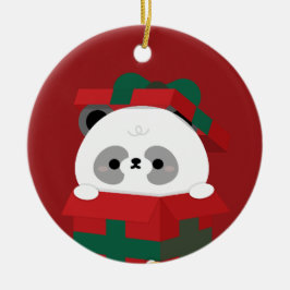Cute Simple Roligt God jul Julgransprydnad Keramik