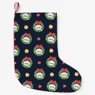 Cute Simple Roligt God jul Liten Julstrumpa