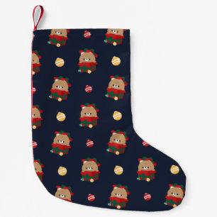 Cute Simple Roligt God jul Liten Julstrumpa