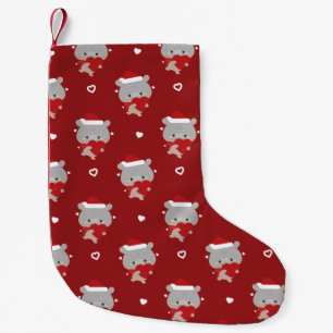 Cute Simple Roligt God jul Liten Julstrumpa