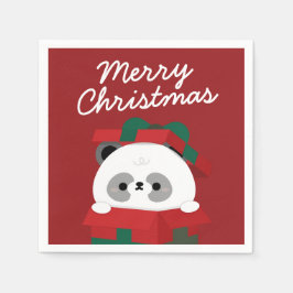 Cute Simple Roligt God jul Pappersservett