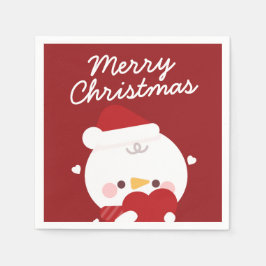 Cute Simple Roligt God jul Pappersservett