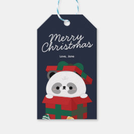 Cute Simple Roligt God jul Presentetikett