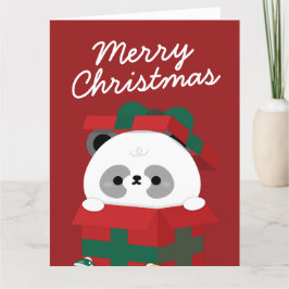 Cute Simple Roligt God jul Tack Kort