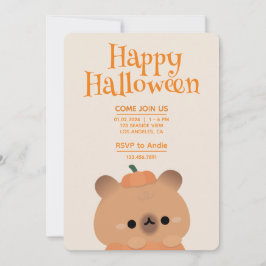 Cute Simple Roligt Halloween fest Inbjudningar