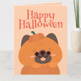 Cute Simple Roligt Halloween fest Tack Kort