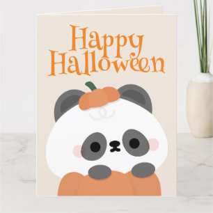 Cute Simple Roligt Halloween fest Tack Kort