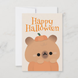 Cute Simple Roligt Halloween fest Tack Kort