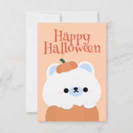 Cute Simple Roligt Halloween fest Tack Kort