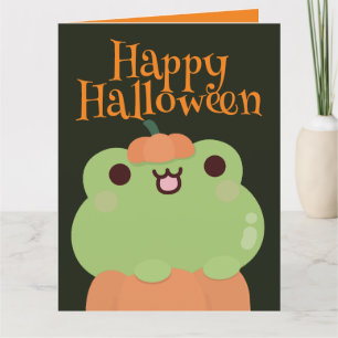 Cute Simple Roligt Halloween fest Tack Kort