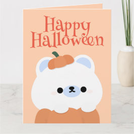 Cute Simple Roligt Halloween fest Tack Kort