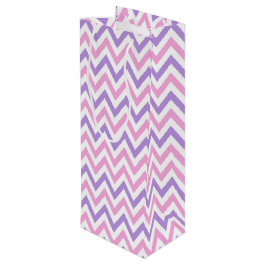 Cute Simple Rosa and Lila Geometric Line Mönster