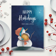 Cute Simple Snögubbars par Helgdagar under jul