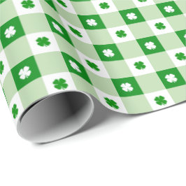 Cute Simple St Patrick's Lucky Klöver Grönt Play Presentpapper