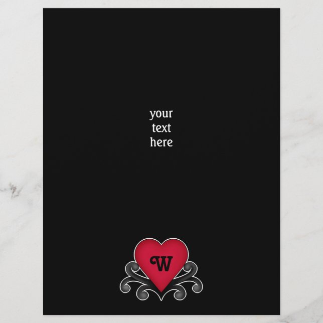 Cute simple valentines day reklamblad (Framsidan)