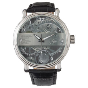 Cute Simulated All Gears and Metall Hardware Armbandsur