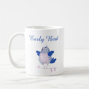 Cute Singing Bird Kaffemugg