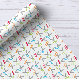 Cute Sissor School Kids Teacher Mönster Presentpapper