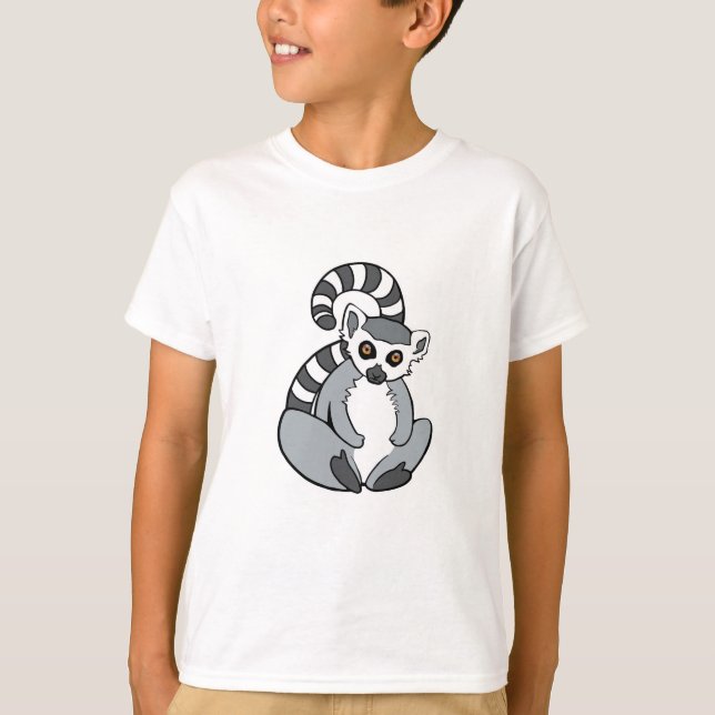 Cute Sitta-Ring-Tailed Lemur Tee (Framsida)