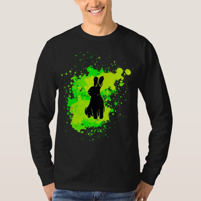 Cute sitting rabbit with beautiful colours  for Ea T Shirt (Framsida)