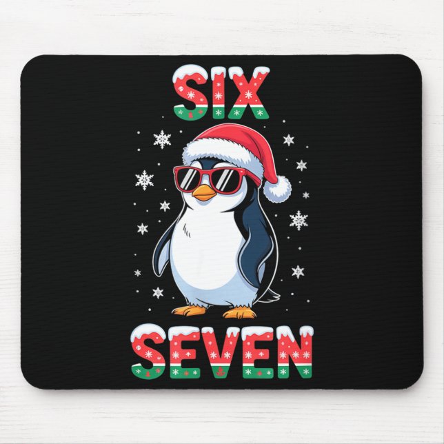 Cute Six Seven 67 Penguin Kids Christmas Holiday  Musmatta (Framsidan)