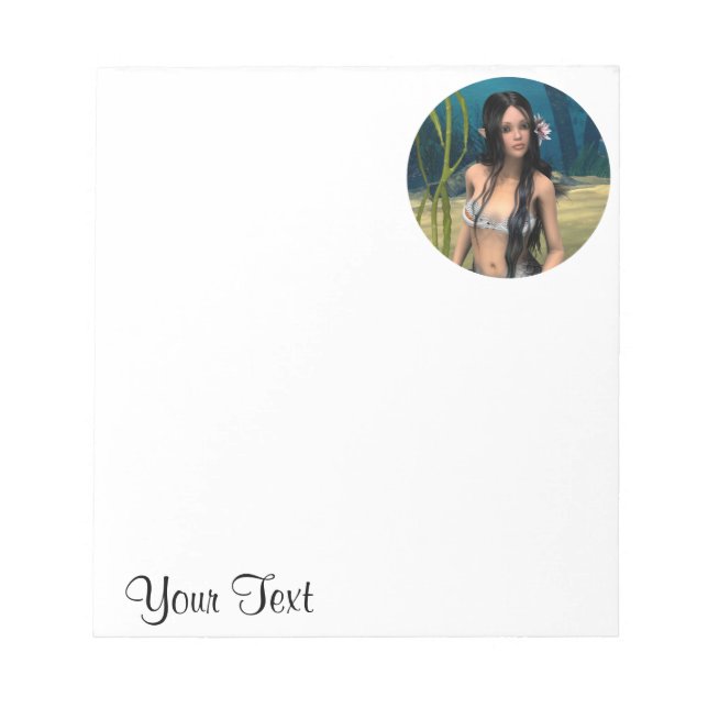 Cute Sjöjungfru Anteckningsblock (Framsida)