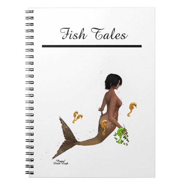 Cute Sjöjungfru med den bärbara datorn Seastars Sp Anteckningsbok (Framsidan)