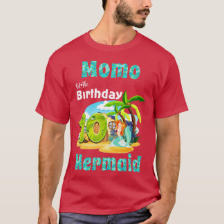 Cute Sjöjungfru Momo på 10:e födelsedagen T Shirt
