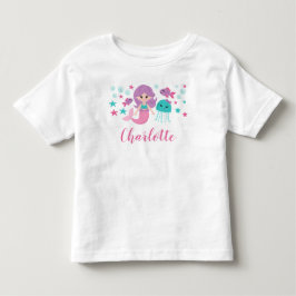 Cute Sjöjungfru Personlig Girl T Shirt