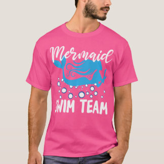 Cute Sjöjungfru Swimming Team Aqua Älskare Simma G T Shirt